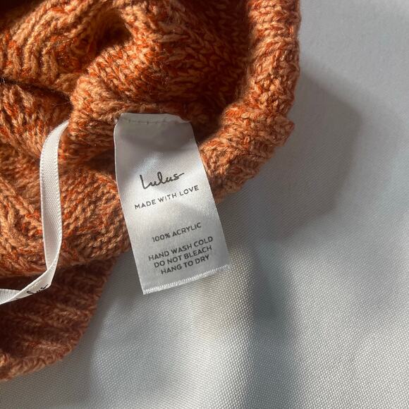 Lulus-made with love sweater tube top size small preowned - Picture 4 of 6